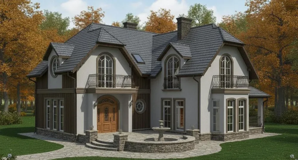 Проект Двухэтажный дом 12 на 9, 149 м2