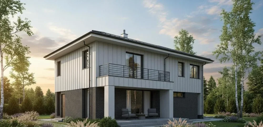 Проект Двухэтажный дом 10 на 19, 193 м2