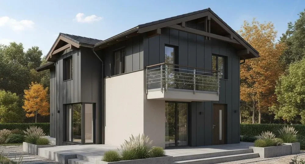 Проект Двухэтажный дом 11 на 16, 162 м2