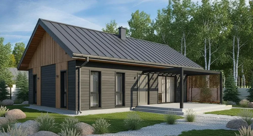 Проект Одноэтажный дом 9 на 17, 115 м2