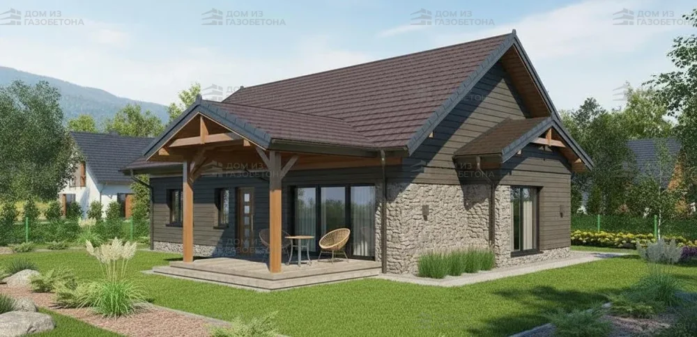 Проект Двухэтажный дом 15 на 14, 182 м2