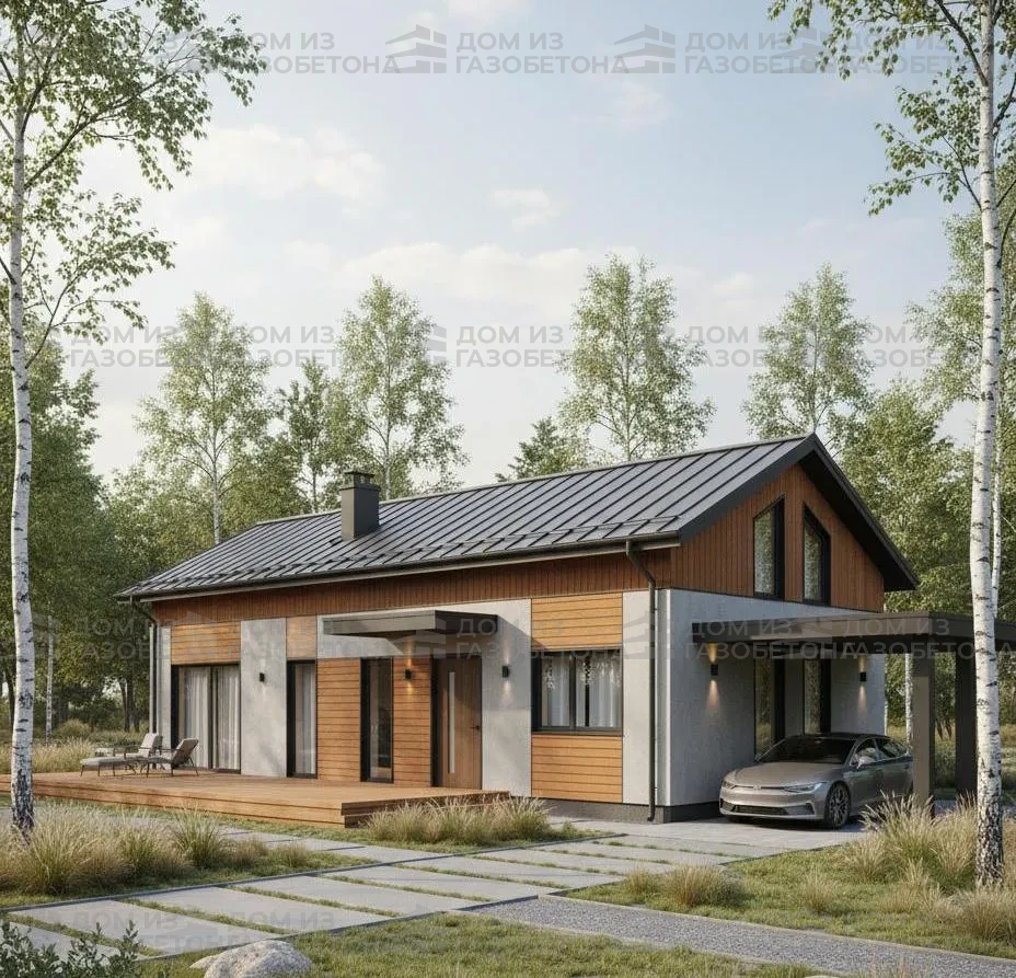 Проект Двухэтажный дом 14 на 12, 184 м2