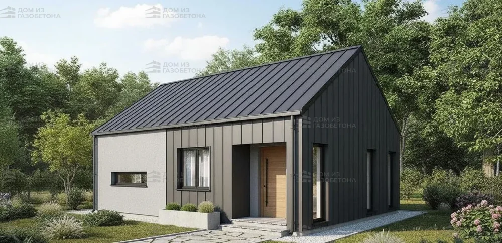 Проект Одноэтажный дом 9 на 13, 89 м2