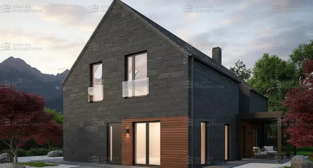 Проект Двухэтажный дом 8 на 17, 207 м2